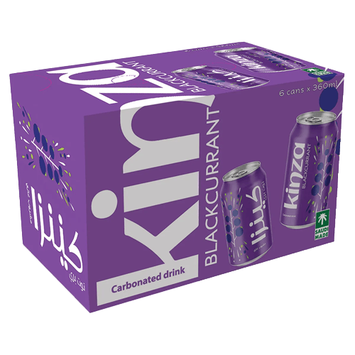 Kinza Blackcurrant 6 pcs 360 ml