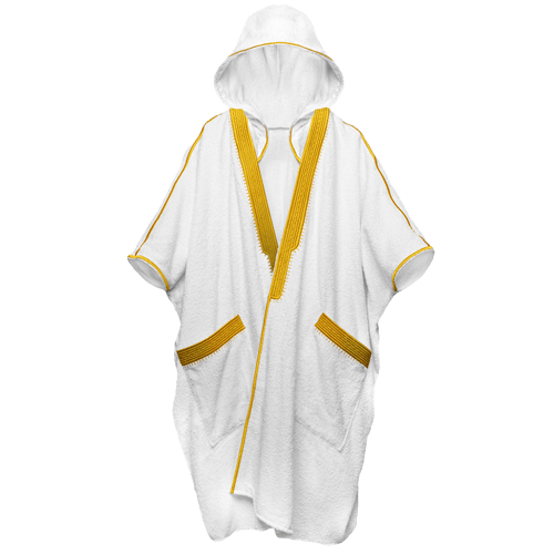 Beach Bisht Drop Top Pure White Large