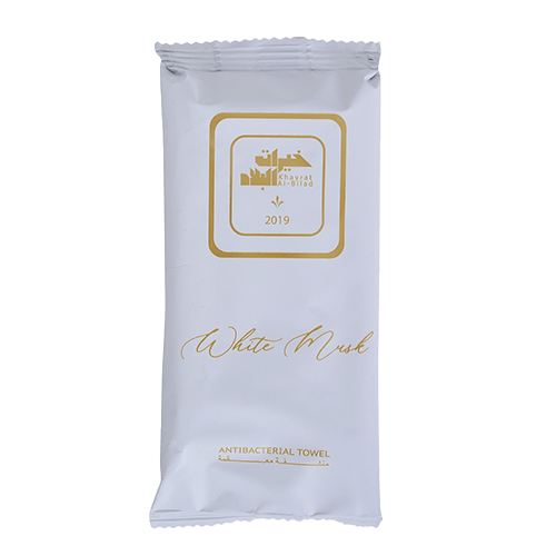 Khairat Al Bilad Refreshing Towel White (White Musk) 20 Pieces