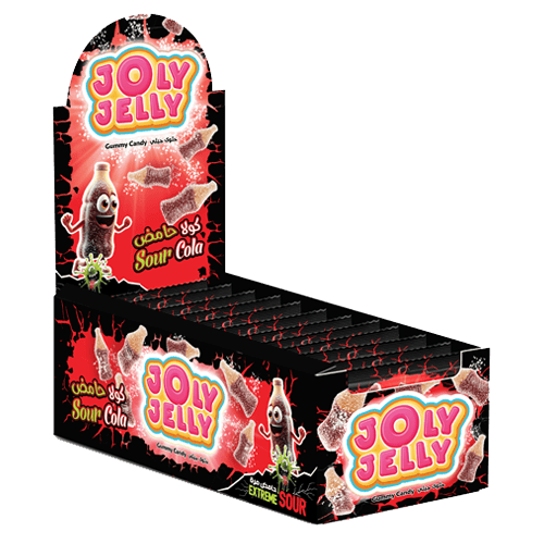 Jolly Jelly Gummy Sour Cola Sachet 24 pcs 10 g