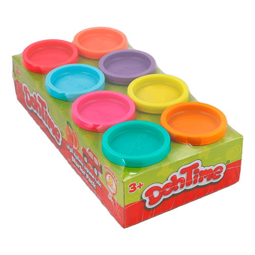 Dohtime Starter Pack Bright Colors 8 Cans (2 Oz)