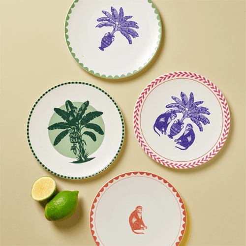 Monkey Dessert Set - 4 Pieces