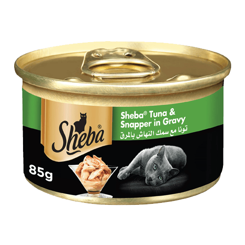 Sheba Cat Food Tuna & Snapper 85g Can.