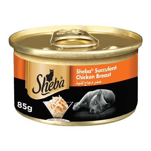 Sheba Cat Food Succulent Chicken Breast 85g Can