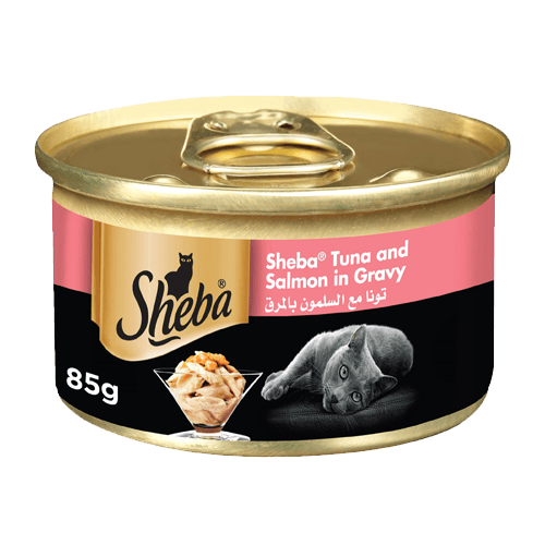 Sheba Cat Food Tuna & Salmon 85g Can