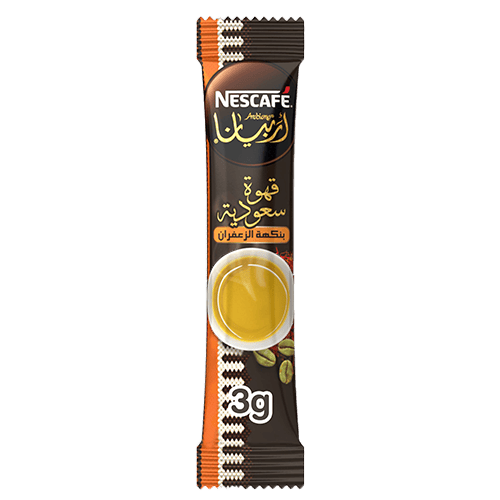 Nescafe Arabia Saudi Saffron Instant Coffee Box 20 pcs 3 g