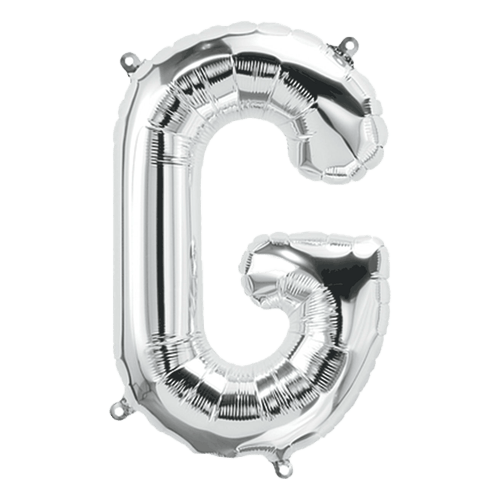 Balloon 34 Inch Letter G - Silver