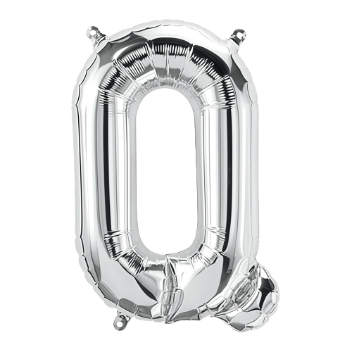 Balloon 34 Inch Letter Q - Silver