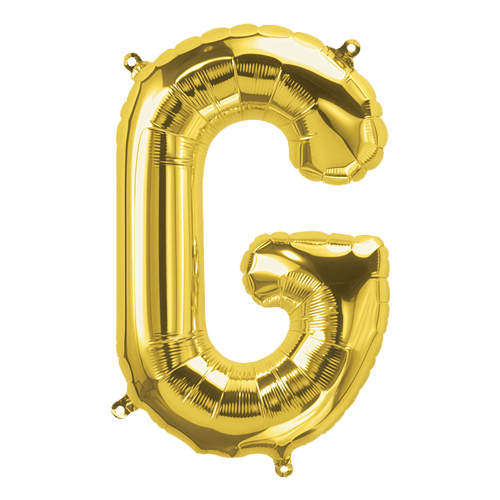 34 Inch Gold Letter "G" Foil Balloon
