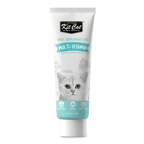 Kit Cat Daily Supplement Gel Multivitamin for Cat & Kittens 120g