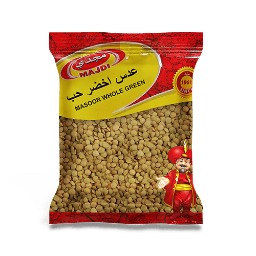 Majdi Masoor Whole Green 800 g
