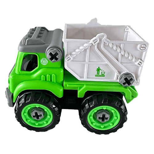Li Ming Toys - Assembly Educational Mini Car - Garbage Truck