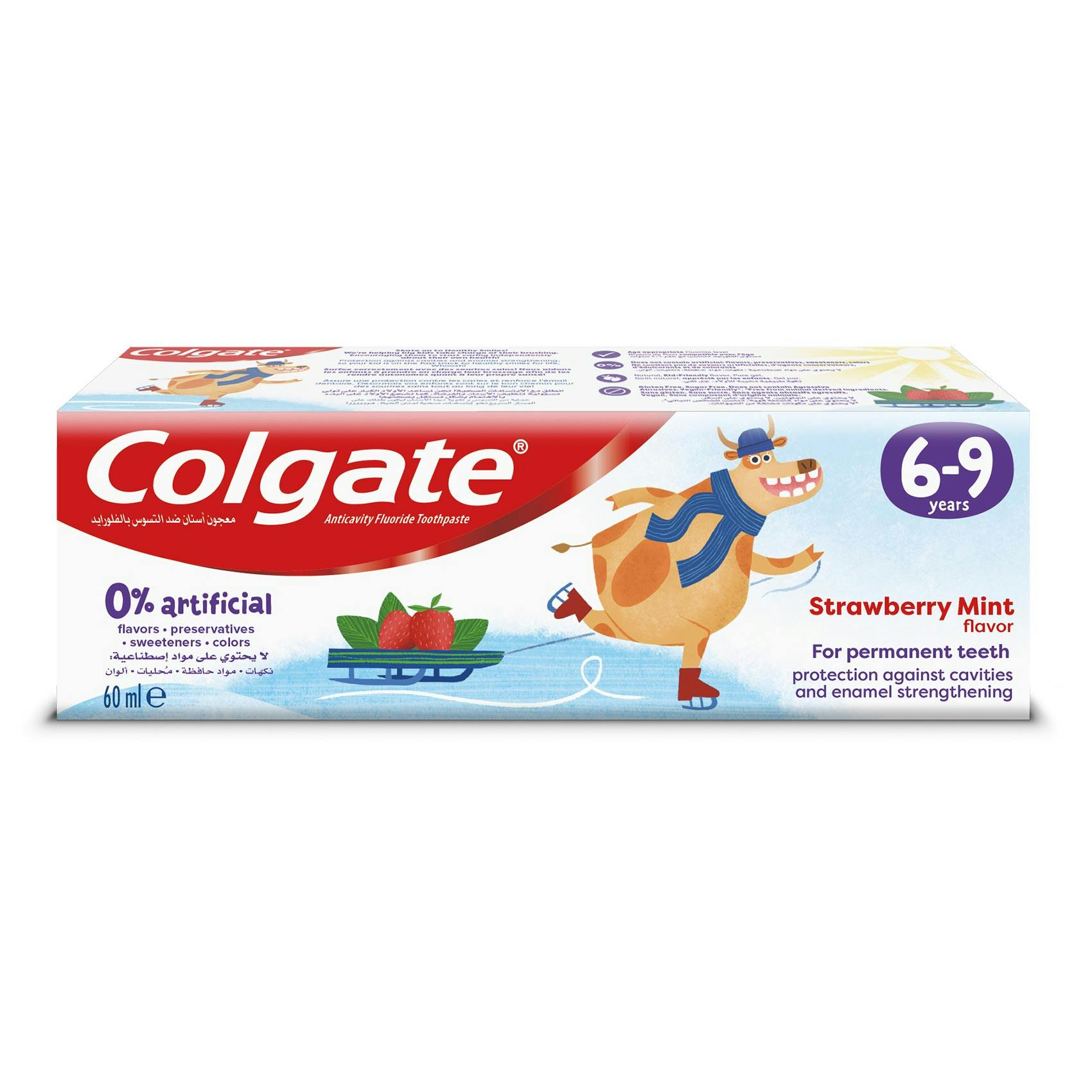 Colgate Kids 0% Artifical Fluoride 6-9 years Toothpaste 60 ml