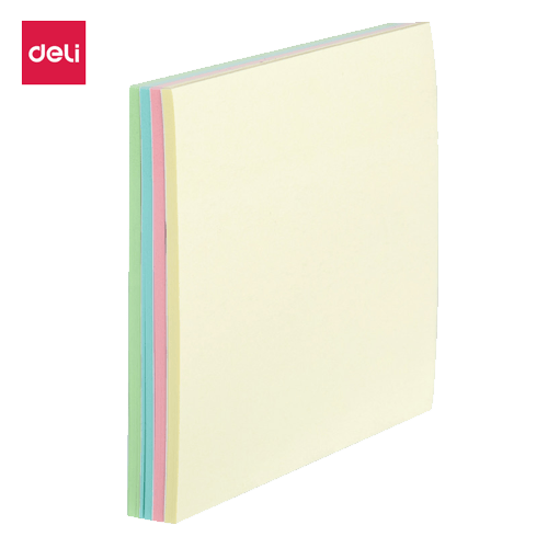 Deli Cards, 4×25 Sticky Notes, Colored, 3×3,
