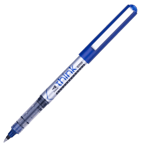Deli Roller Pen Needle 0.5 Mm Blue