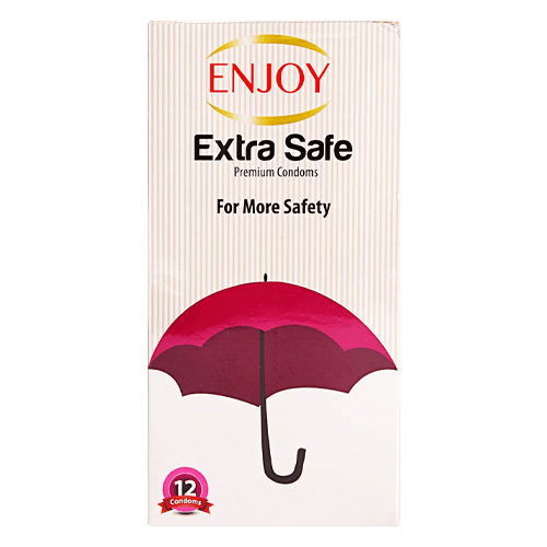 Enjoy Extra Safe Premium Condoms 12 Pcs