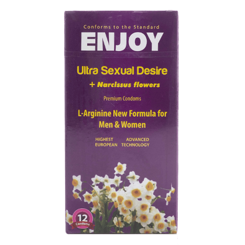 Enjoy U. S.D+Narcissus Flowers Premium Condoms 12Pcs