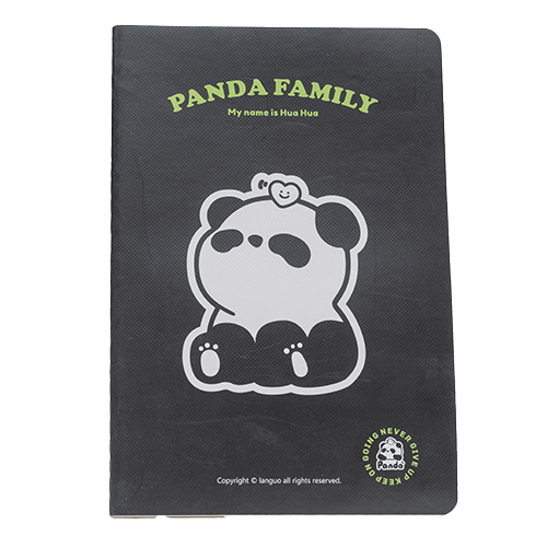 Langou A5 Sewing Notebook 40Sheets/80 Pages Black