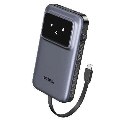 Ugreen 10000Mah Power Bank With Built-In Cable