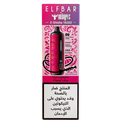Elfbar E-Shisha Pink Lemonade 16000 Puffs