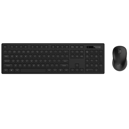 Micropack Colourful USB Wireless Mouse and Keyboard Black