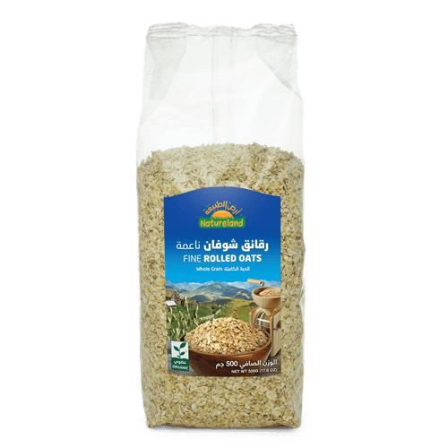 Natural Land Organic Fine Oat Flakes 500g