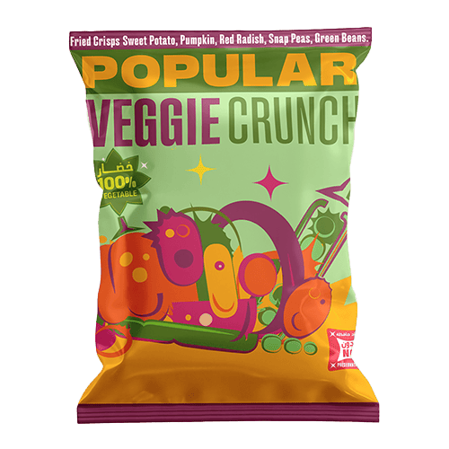 Popular Vegetable Crisps Snack 90 g