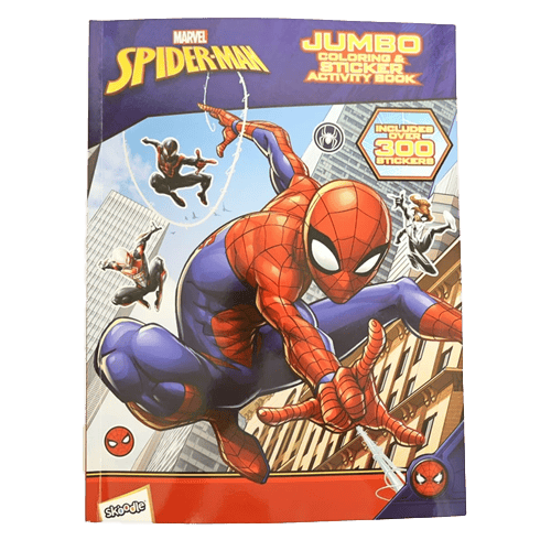 Marvel Spider Man Jumbo Coloring & Activity Book