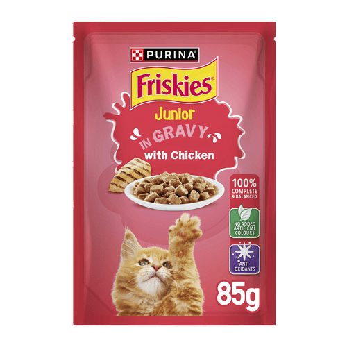 Friskies Junior Chicken Chucks In gravy For Cats 85 gr