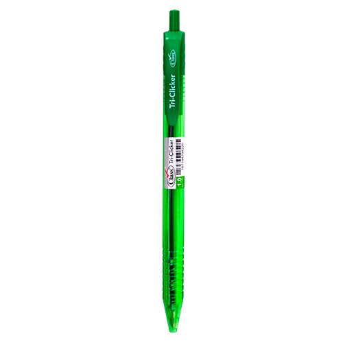 Class Tri Clicker Ball Pen Green 0.7Mm