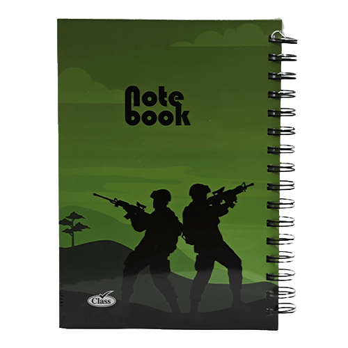 Class Notebook A5 Square 100 Sheet Green
