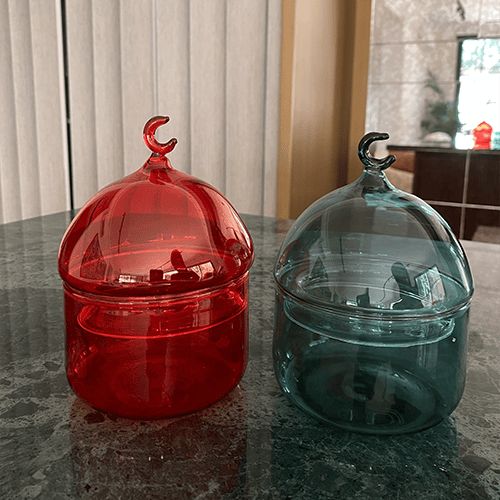 Yas Date Bowl-2 Pieces (Red & Green)