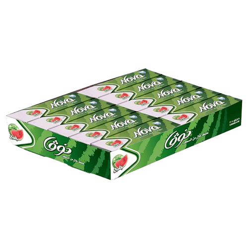 Nova 5 Sticks Watermelon Sugar Free Chewing Gum 20 Fingers Pack 230 g
