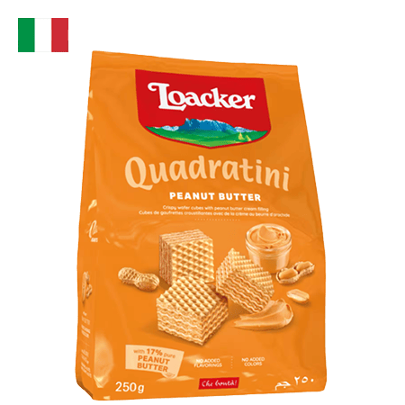 Loacker Gingerbread Crispy Wafer Cubes 250 g