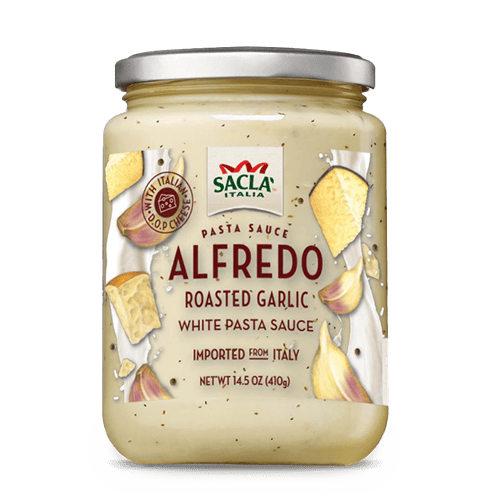 Sacla Alfredo Pasta Sauce Roasted Garlic 411 g