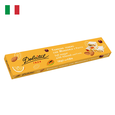 Dolcital Nougat Almonds And Fruit 130 g