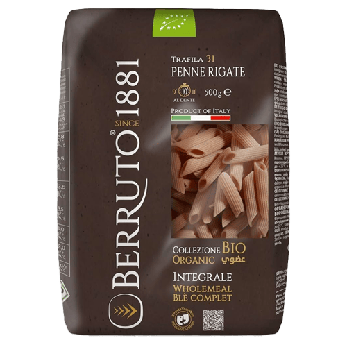 1881 Organic Wholemeal Penne Rigate Pasta 500 g