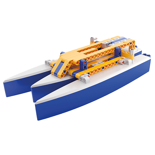 Clementoni Science Museum (Mechanics Laboratory) Sailboat Building Toy Build 10 Different Models