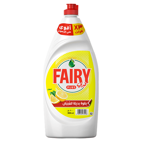 Fairy Plus Lemon Dishwashing Liquid 900ml