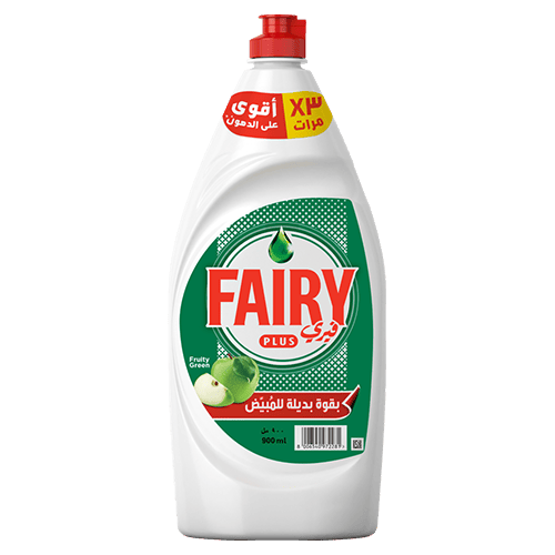 Fairy Plus Green Fruity Dishwashing Liquid 900ml