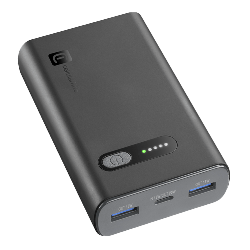 Cellularline Battery Charger Emer 10000 mAh Black Pd