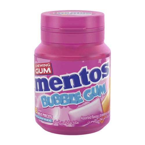 Mentos Bottle Bubble Gum Mix Fruit 64 g