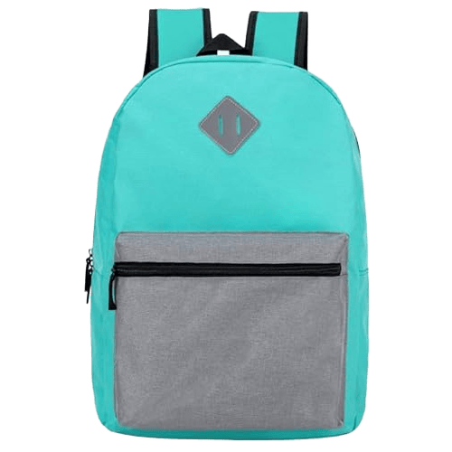 17" Moda West Backpacks For Kids For Elementary, Middle, And High School Bag Turquoise