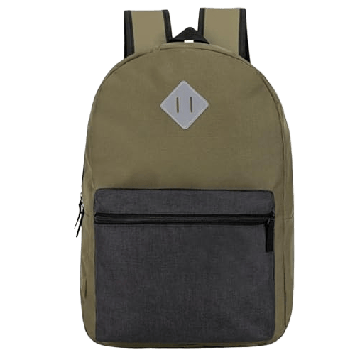 17" Moda West Backpacks For Kids For Elementary, Middle, And High School Bag Olive