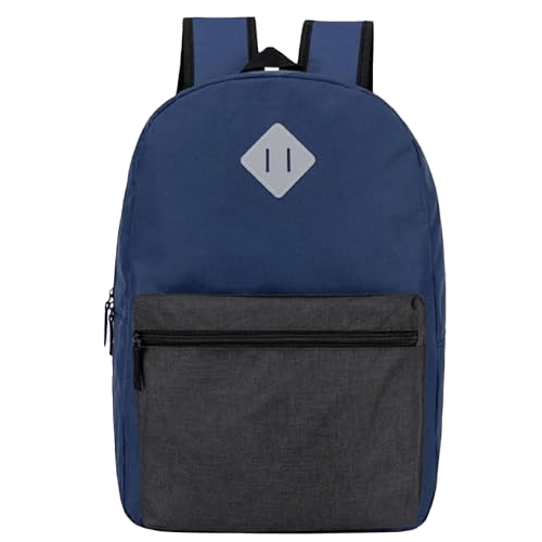 17" Moda West Backpacks For Kids For Elementary, Middle, And High School Bag Dark Blue