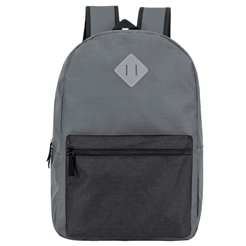 17" Moda West Backpacks For Kids For Elementary, Middle, And High School Bag Gray
