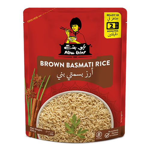 Abu Bint Ready Basmati Rice Brown 250 g
