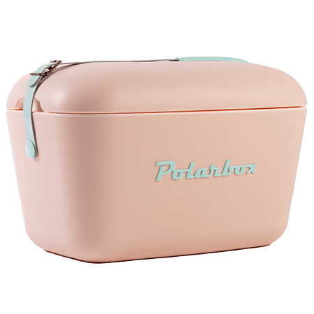 Polarbox Nude Cold Box With Cyan Leather Strap 20 Liter