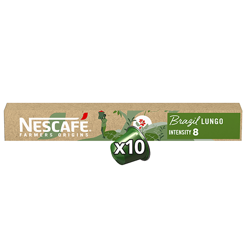 Nescafe Farmers Origins Brazil Lungo 10 Capsules