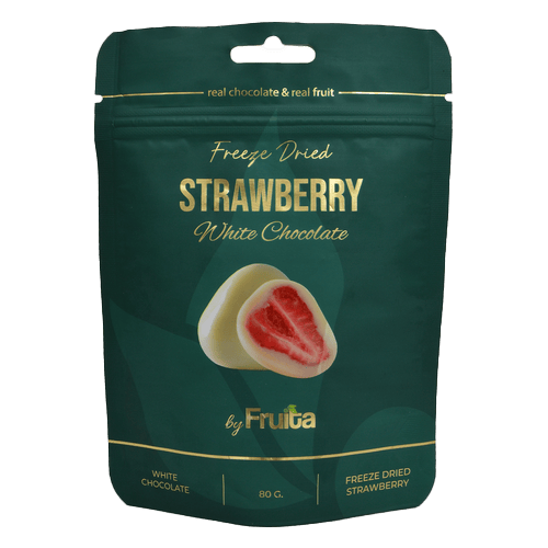 Fruita Strawberry Covered With White Chocolate 80 g